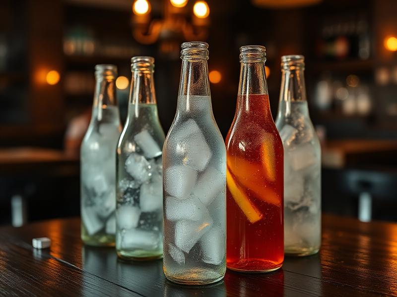 Cold Drink — Chilled bottled drinks to cool down a spicy plate.